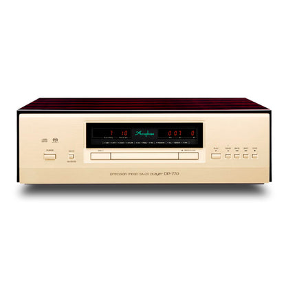 Front view of Accuphase DP-770 SACD/CD Player on white background