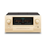 Front view of Accuphase E-800S Integrated Amplifier on white background