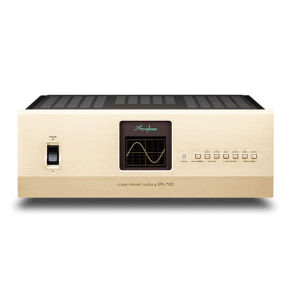 Front view of Accuphase PS-550 Clean Power Supply on white background