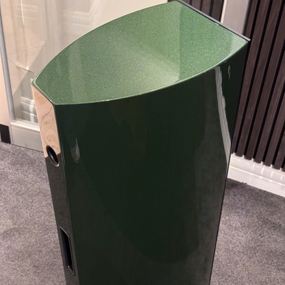 Acoustic Energy Corinium Floorstanding Speakers in british racing green