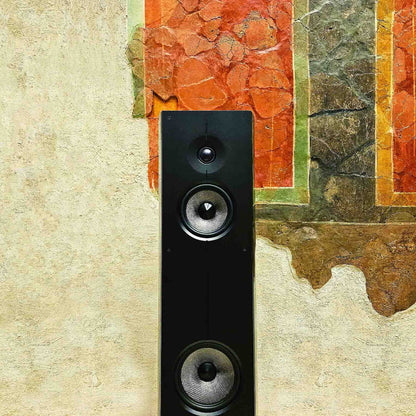 Front view of Acoustic Energy Corinium Speakers