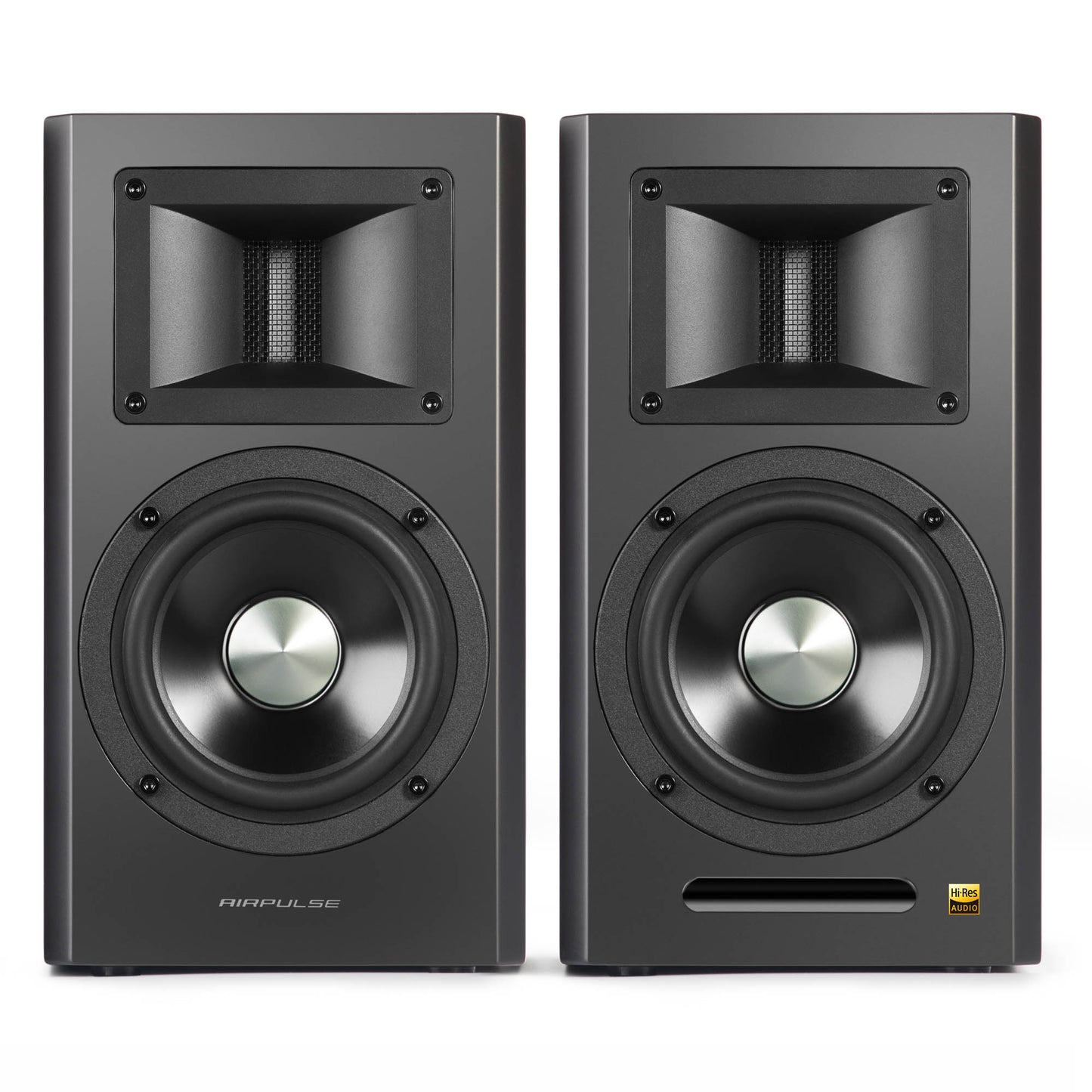 Airpulse A100HD Active Speakers - Shown without Grilles