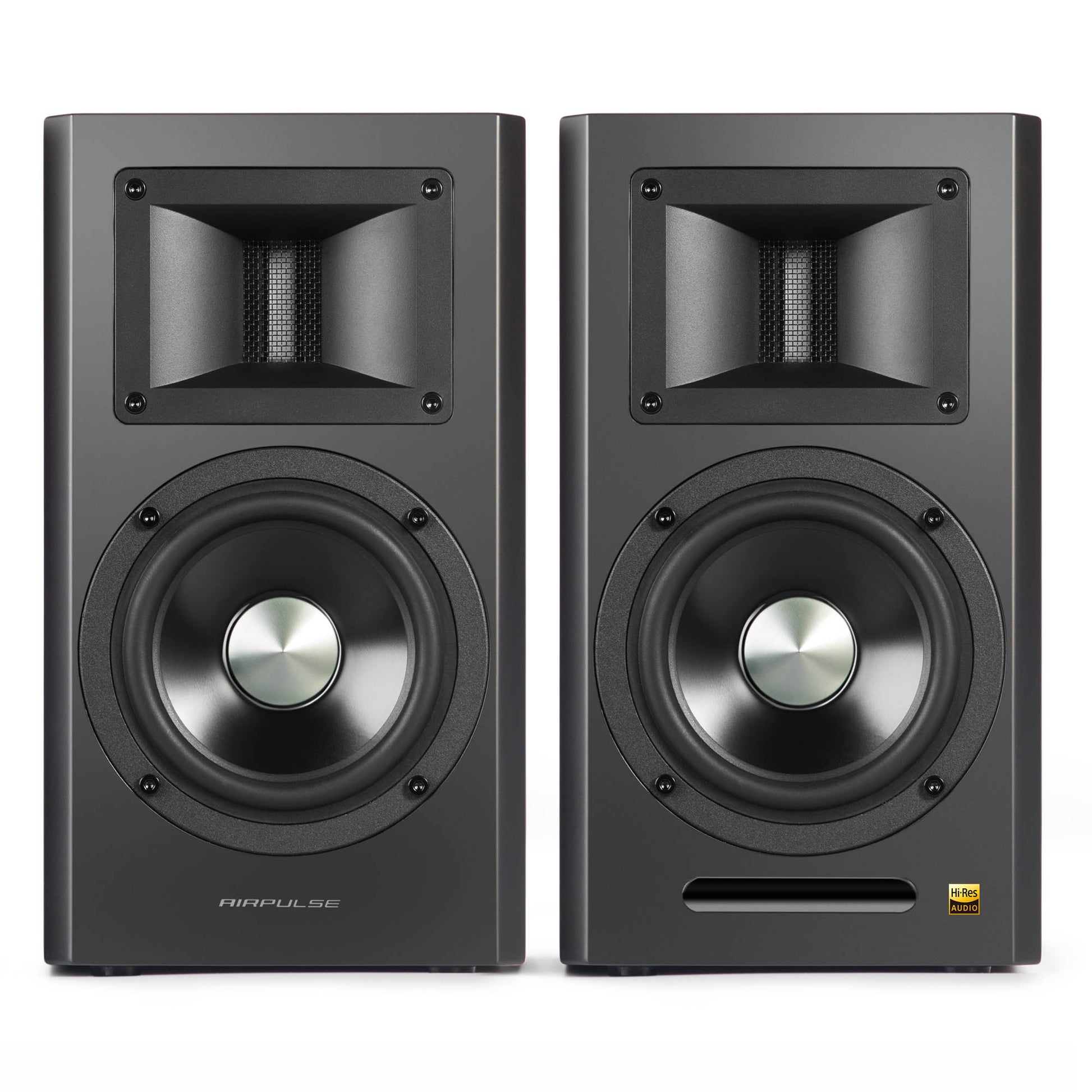 Airpulse A100HD Active Speakers - Shown without Grilles