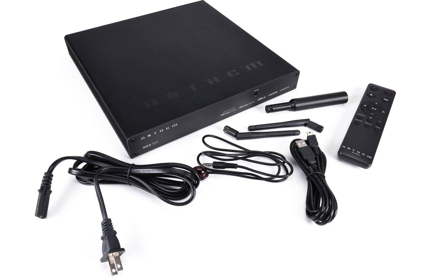 Anthem MRX SLM Compact Home Theatre Receiver - Shown with Accessories 