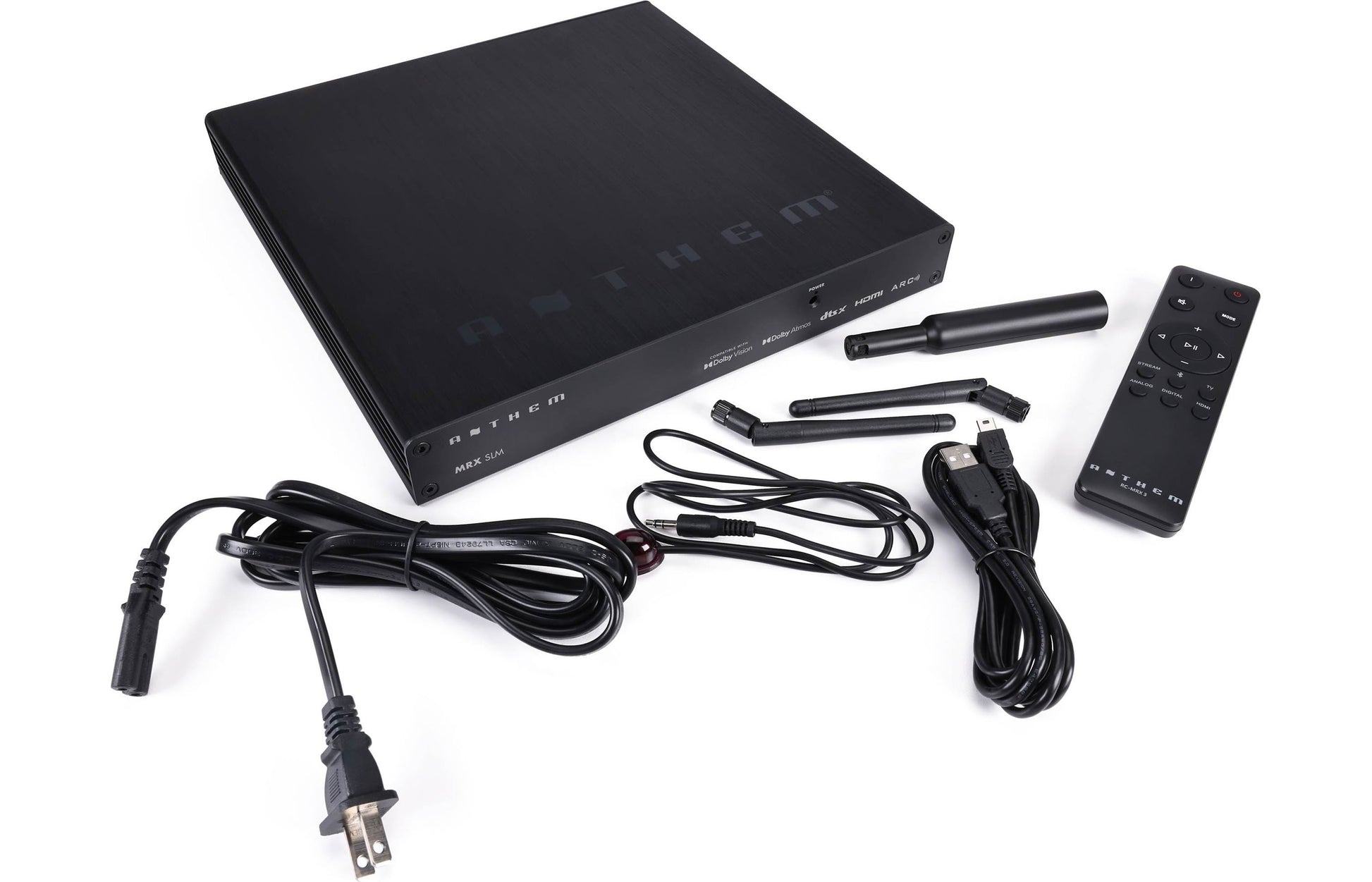 Anthem MRX SLM Compact Home Theatre Receiver - Shown with Accessories 