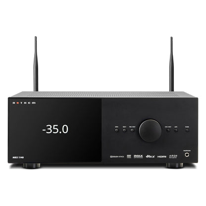 Front view of Anthem MRX 1140 8K Home Theatre Receiver