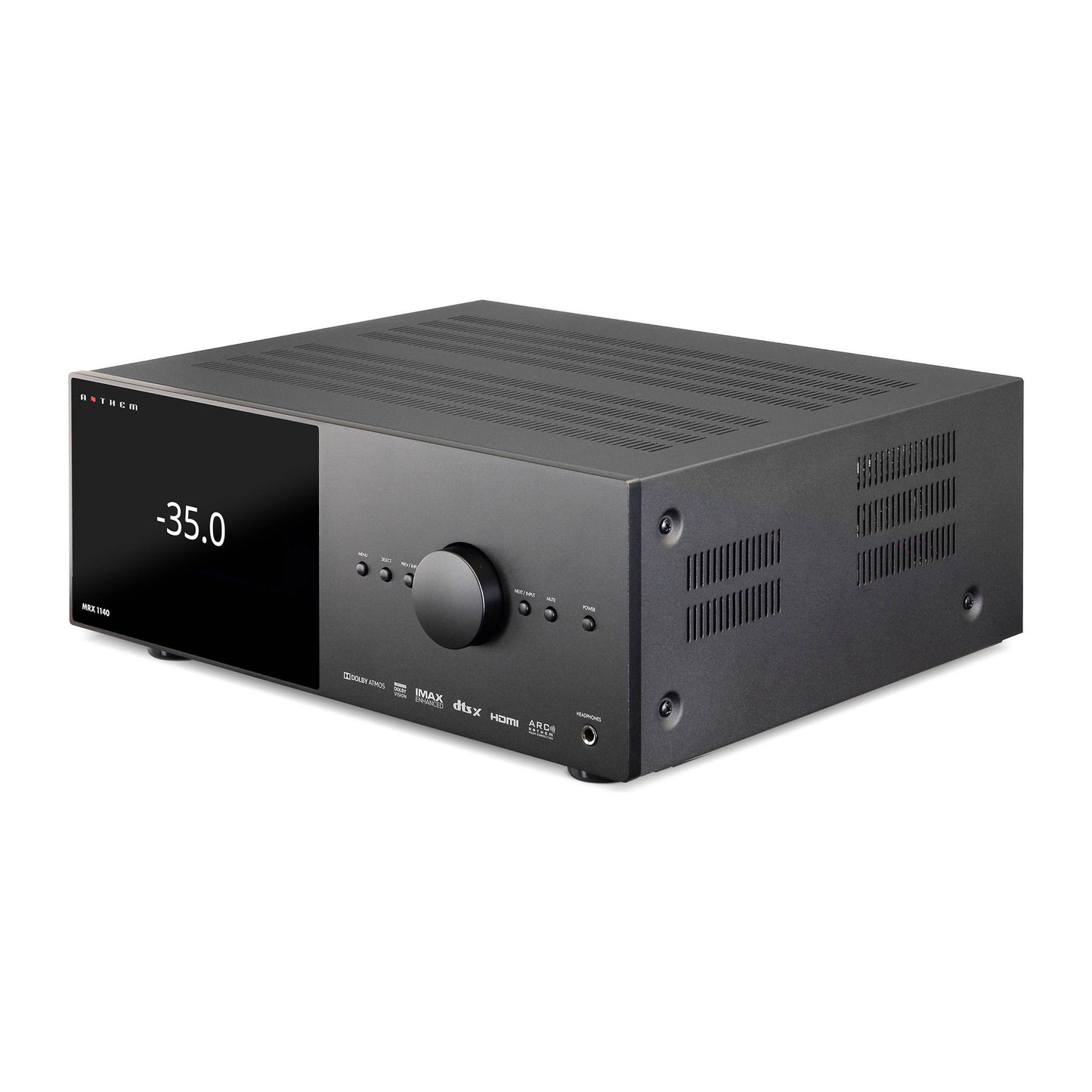 Top angle of Anthem MRX 1140 8K Home Theatre Receiver