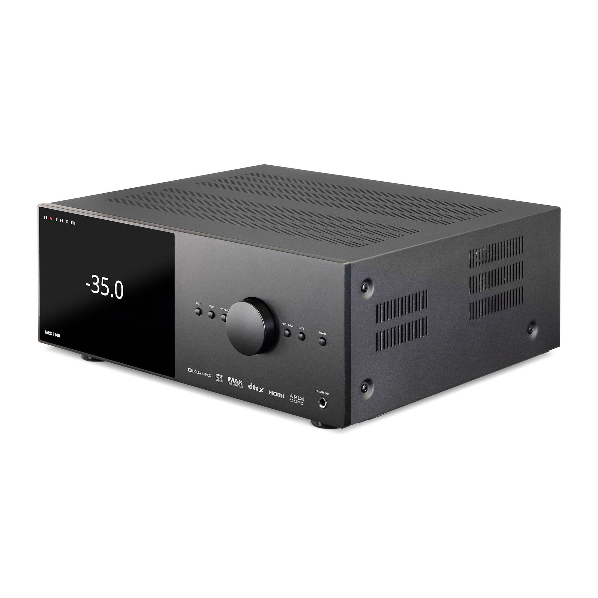 Top angle of Anthem MRX 1140 8K Home Theatre Receiver