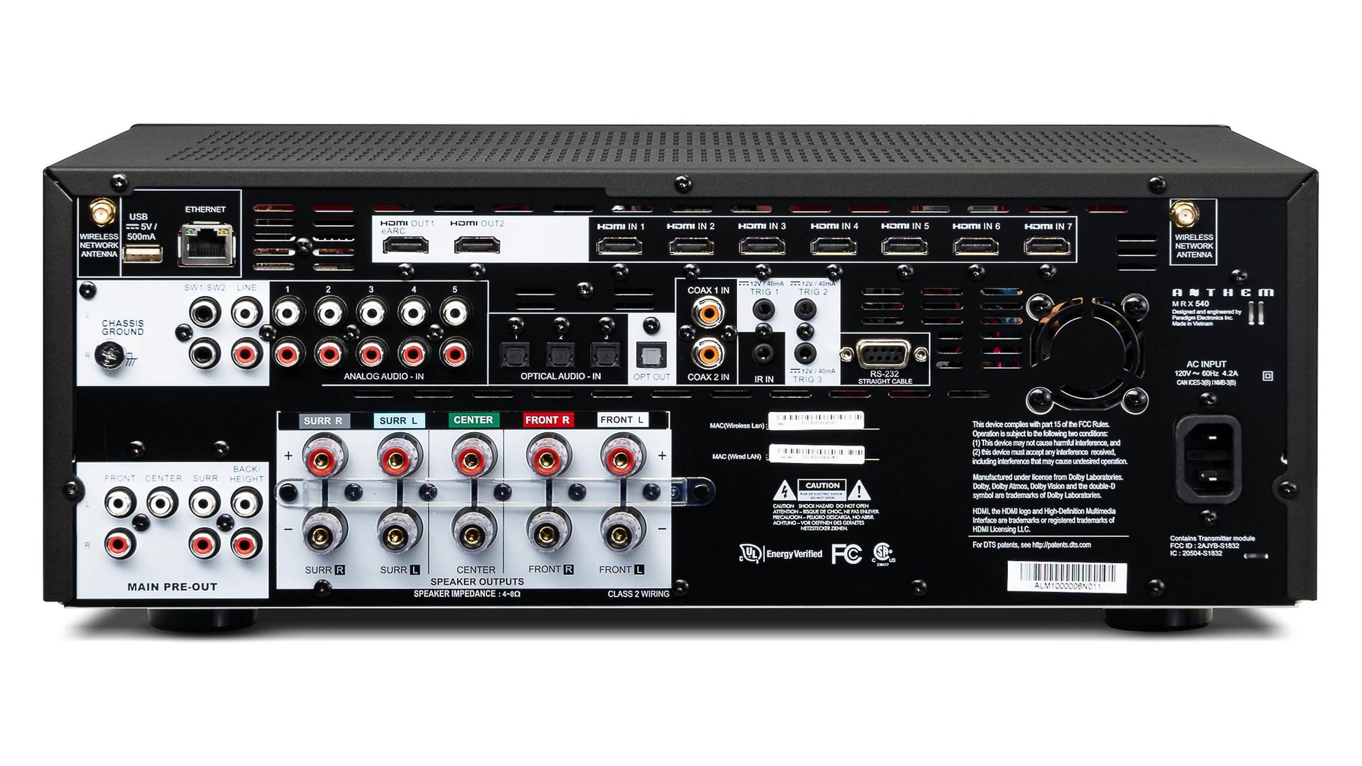 Anthem MRX 540 8K Home Theatre Receiver