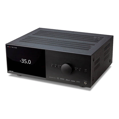 Top view of Anthem MRX 540 8K Home Theatre Receiver on white background