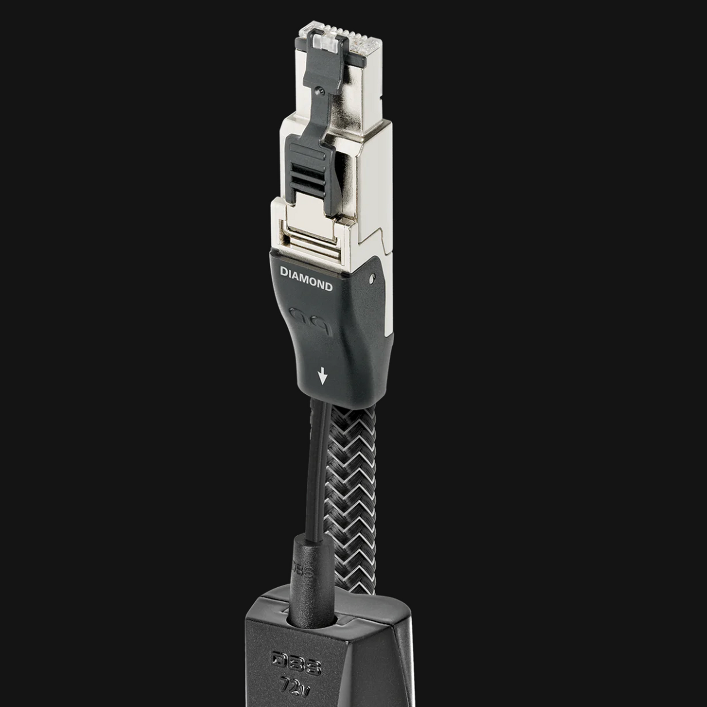 AudioQuest Diamond RJ/E Ethernet Cable - Black Background