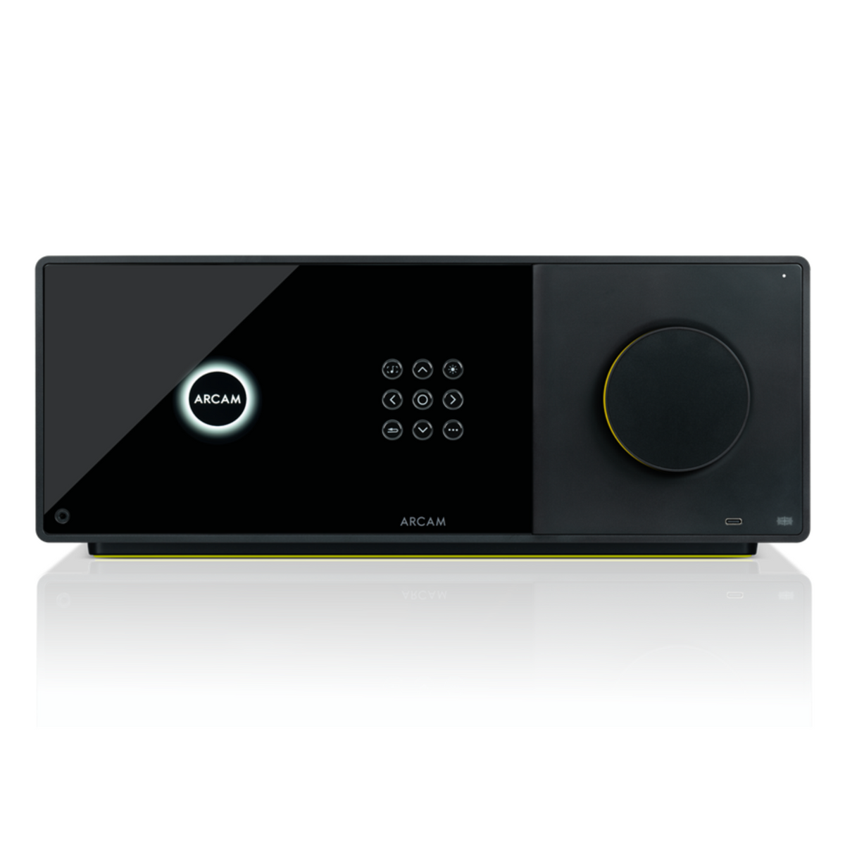 Front view of Arcam AVP45 AV Processoron white background