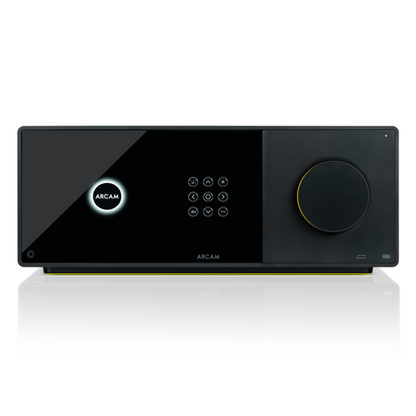 Front view of Arcam AVP45 AV Processoron white background