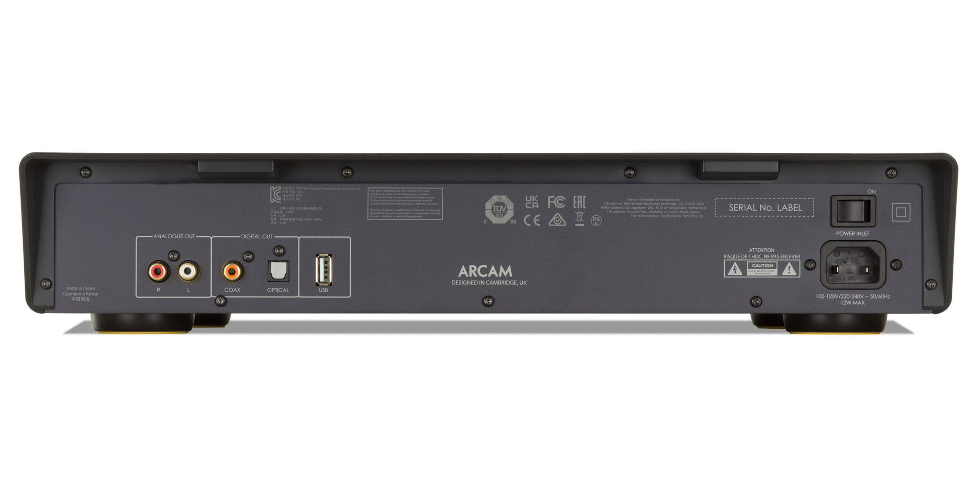 Arcam CD5 CD Player - Rear Panel USB Input