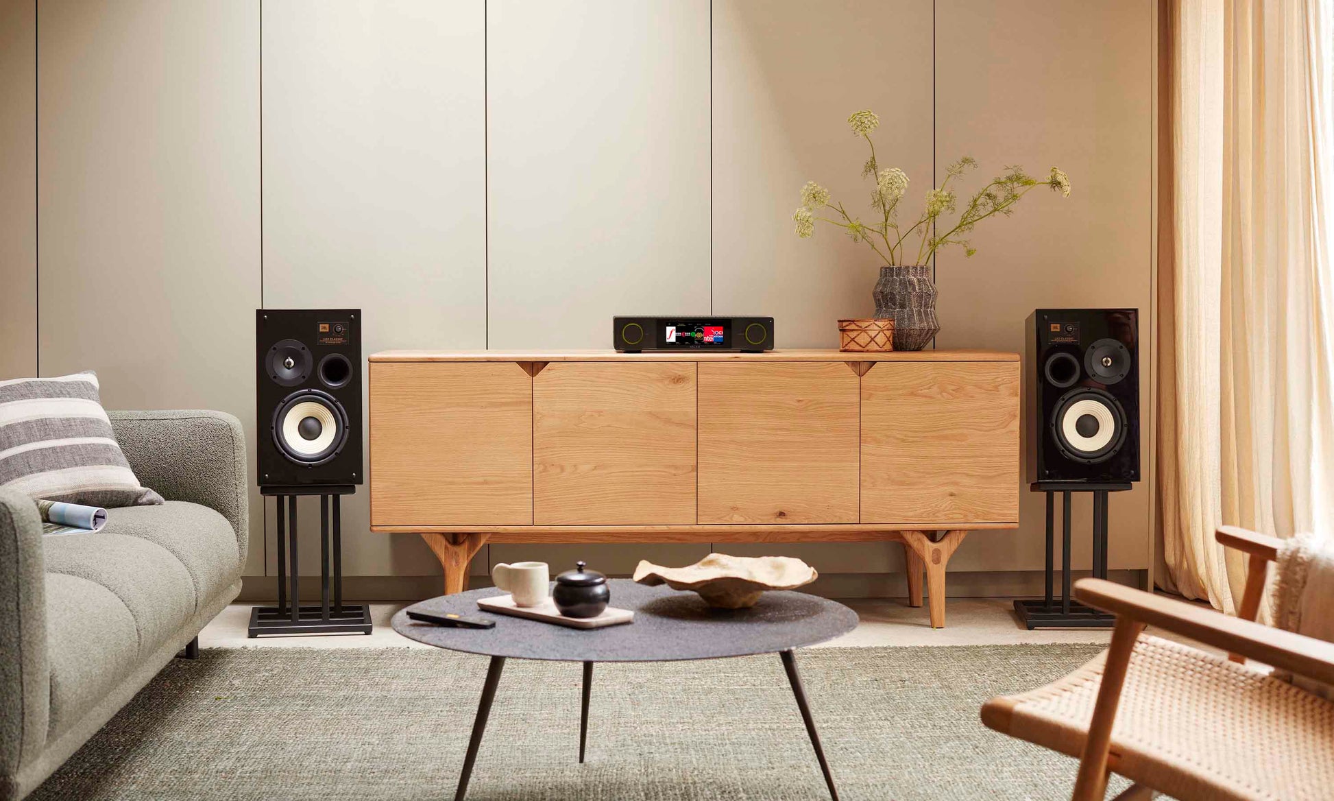 Arcam SA35 Streaming Integrated Amplifier - Set Up with Speakers
