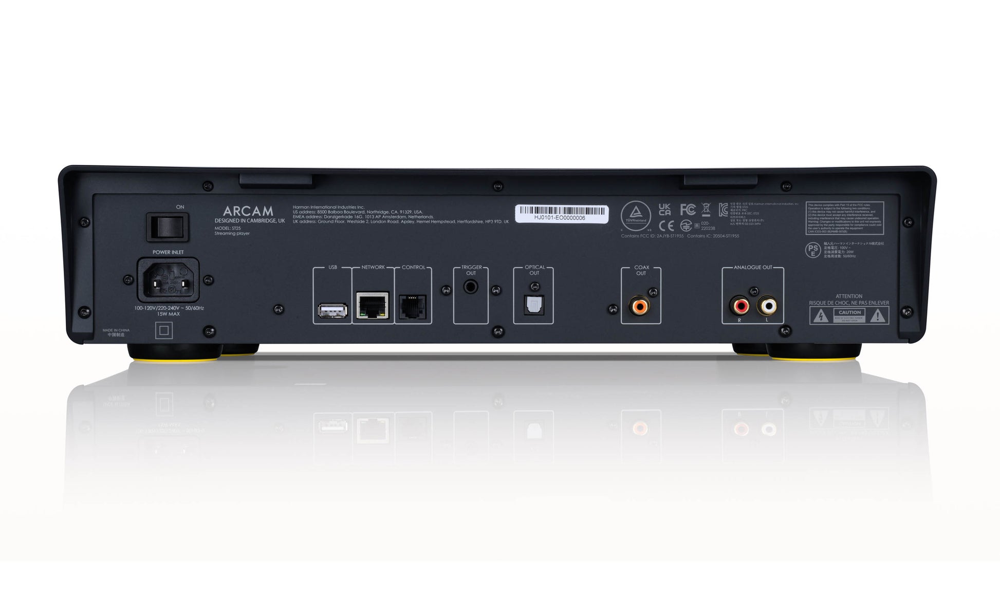 Arcam ST25 Network Music Player - Rear Connections