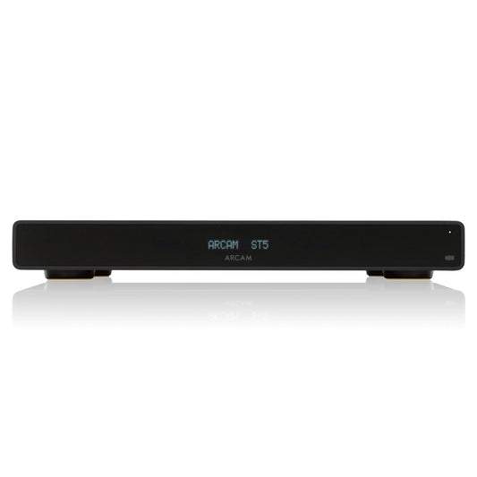Front view of Arcam ST5 Network Music Player on white background