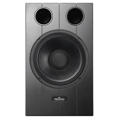 Front view of Ascendo The10 Passive On-Wall Speaker with grille off