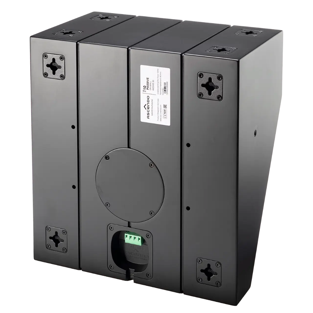 Back view of Ascendo The10 Passive Wedge 30 Speaker
