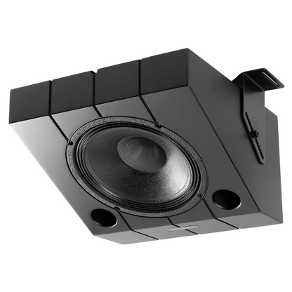 Black Ascendo The10 Passive Wedge 30 Speaker with grille off