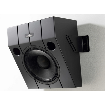 Ascendo The10 Passive Wedge 30 Speaker with grille off mounted on wall