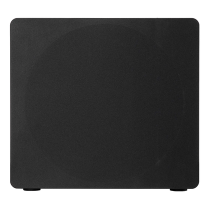 Front view of Ascendo The16 Sub Active Sealed Subwoofer with grille on