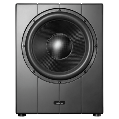 Front view of Ascendo The18 Sub Pro Passive Sealed Shallow with grille off