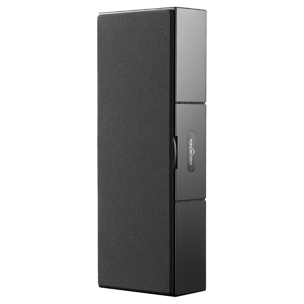 Front angle view of Ascendo THE6 Passive Narrow Speaker with grille on