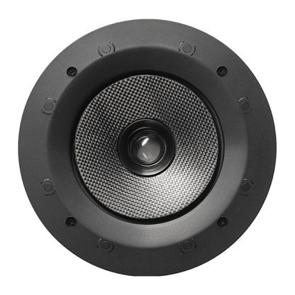 Front view of Ascendo The6 Pro Passive In-Ceiling Speaker