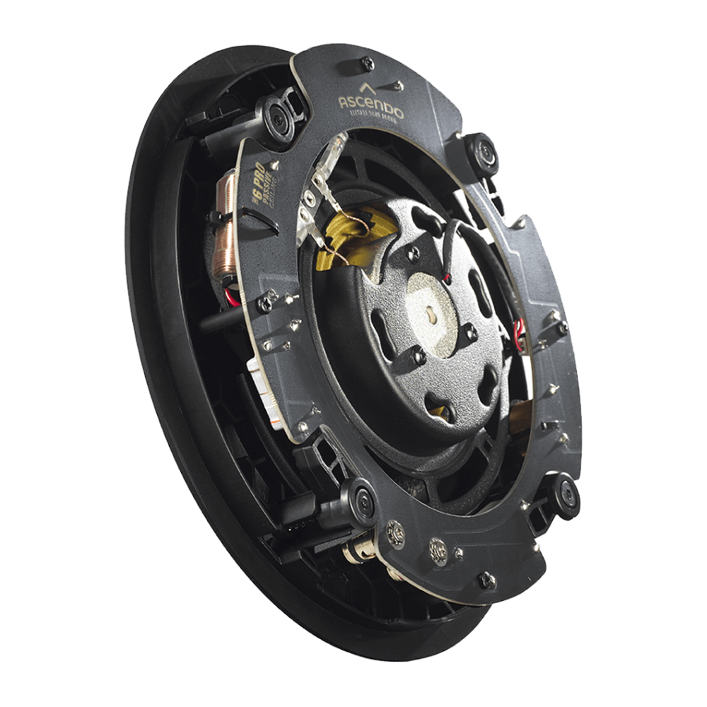 Rear view of Ascendo The6 Pro Passive In-Ceiling Speaker