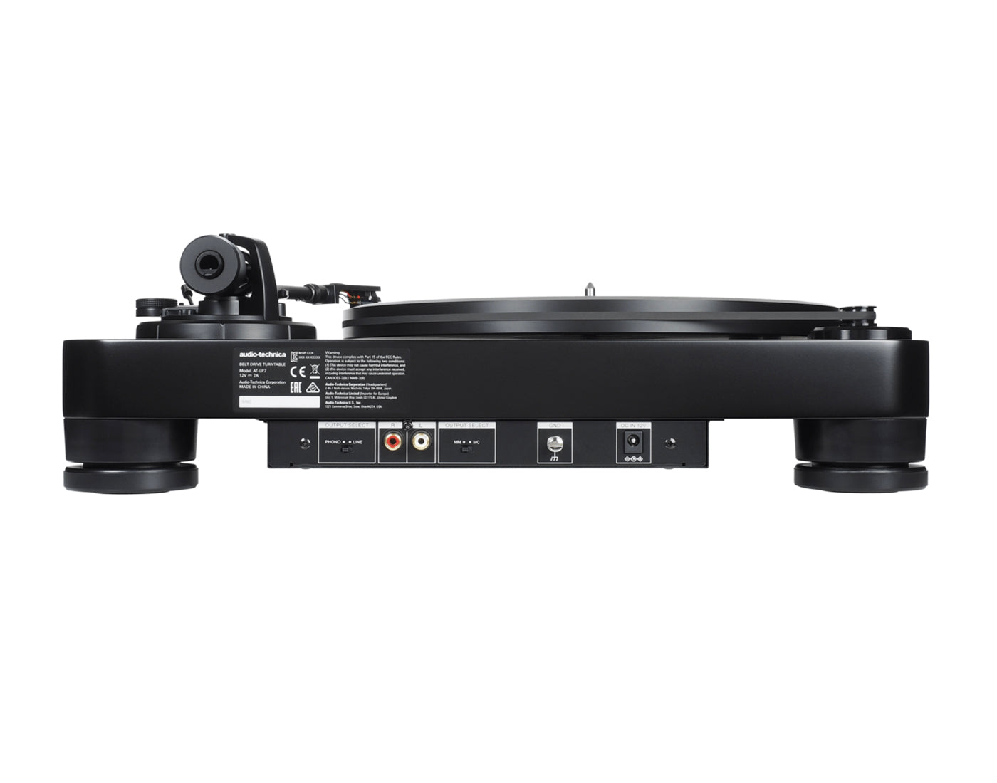 Audio Technica AT-LP7 Turntable - Connections
