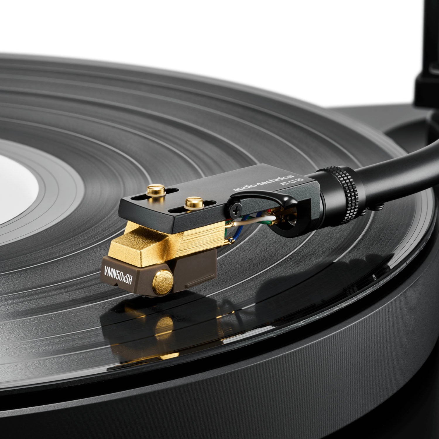 Audio Technica AT-VM750xSH/H Moving Magnet Cartridge & Headshell - Lifestyle View