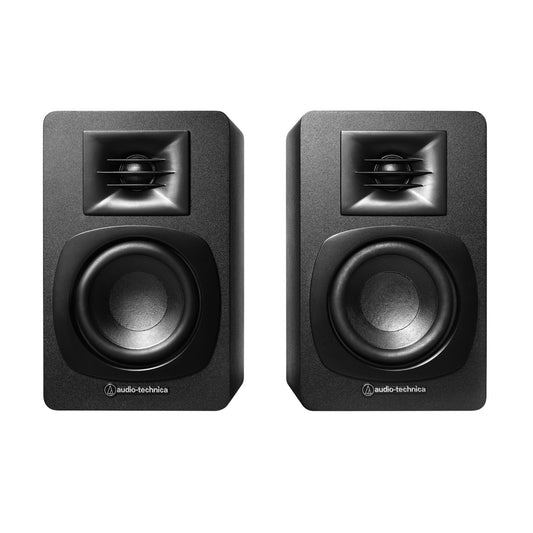 Audio Technica AT-SP3X Powered Bookshelf Speakers - Front