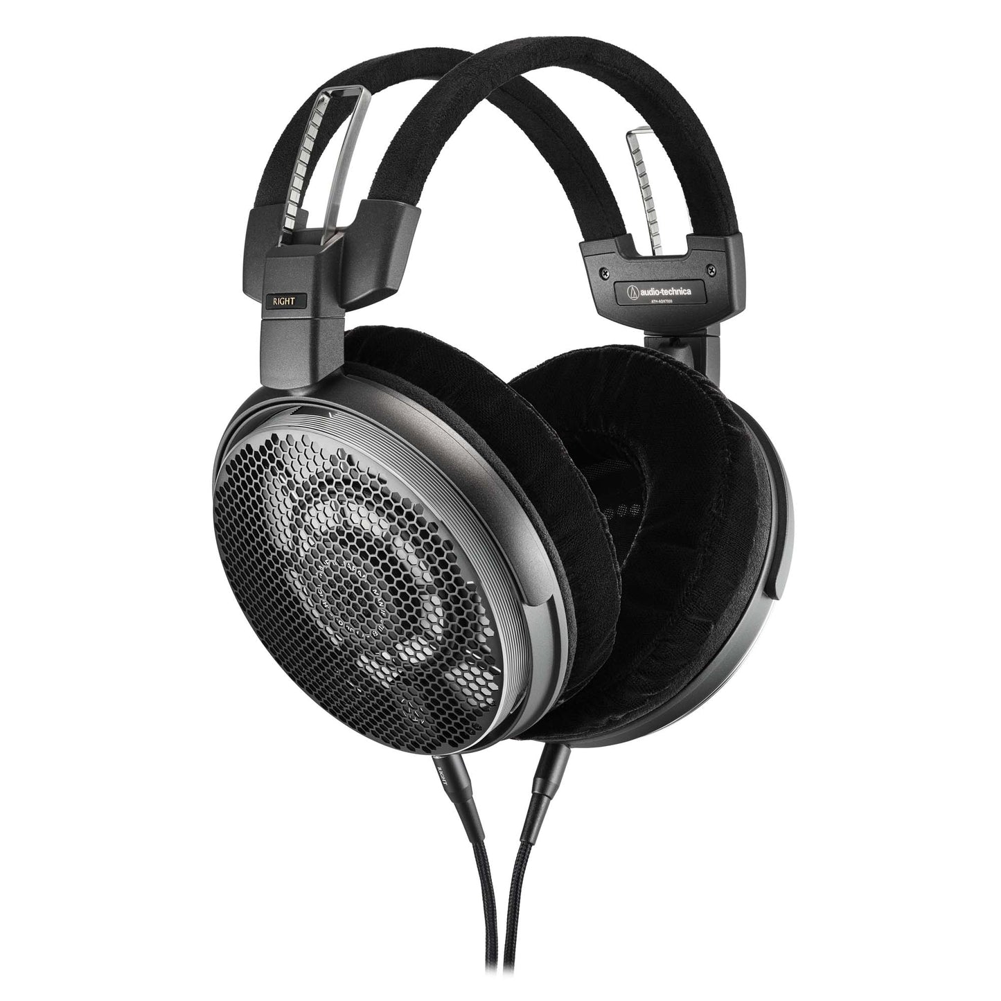 Angle view of ATH-ADX7000 Headphones on white background