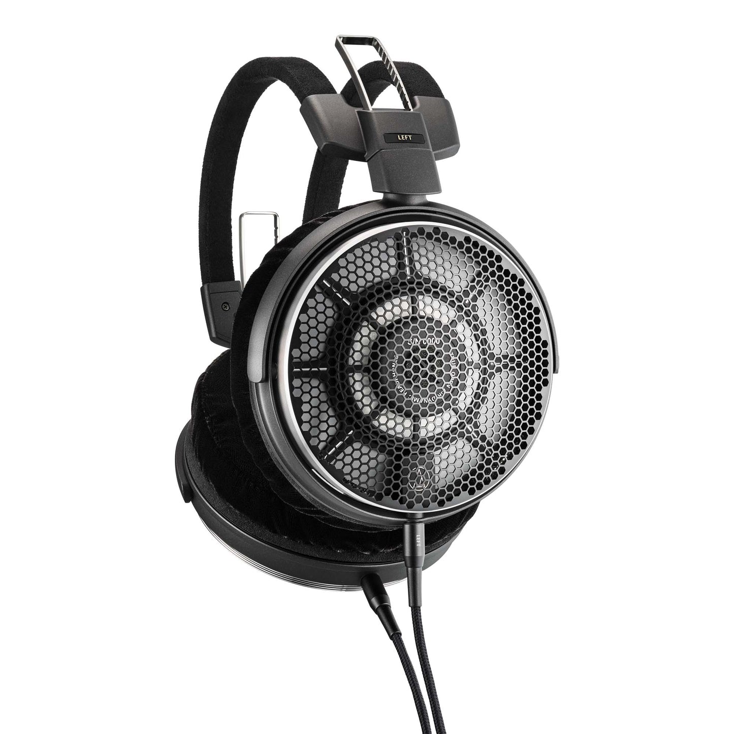 Side angle view of ATH-ADX7000 Headphones on white background