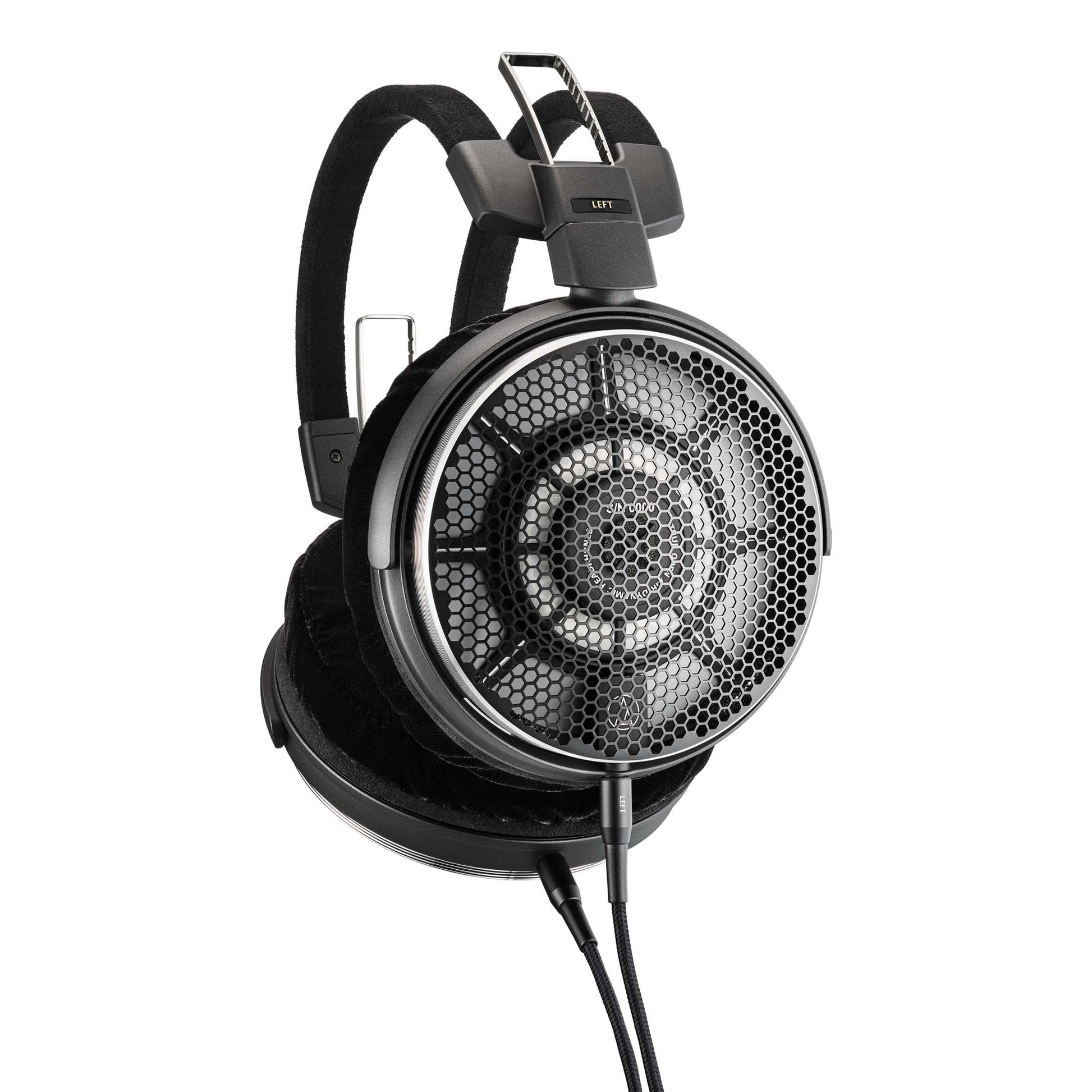 Side angle view of ATH-ADX7000 Headphones on white background