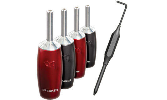 AudioQuest 1007 Series Banana Plugs (Silver)