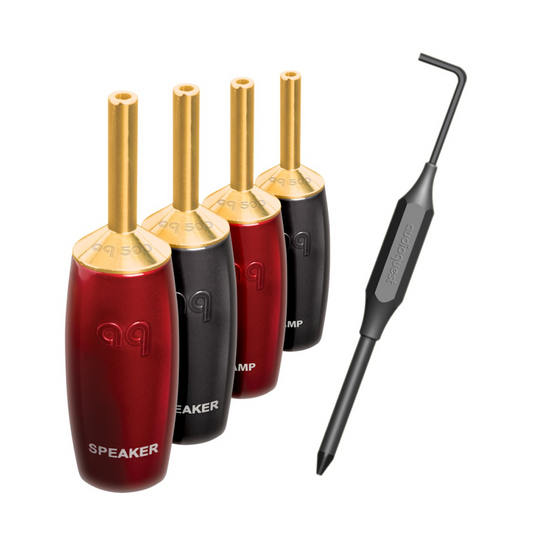 AudioQuest 500 Series Banana Plugs (Gold)