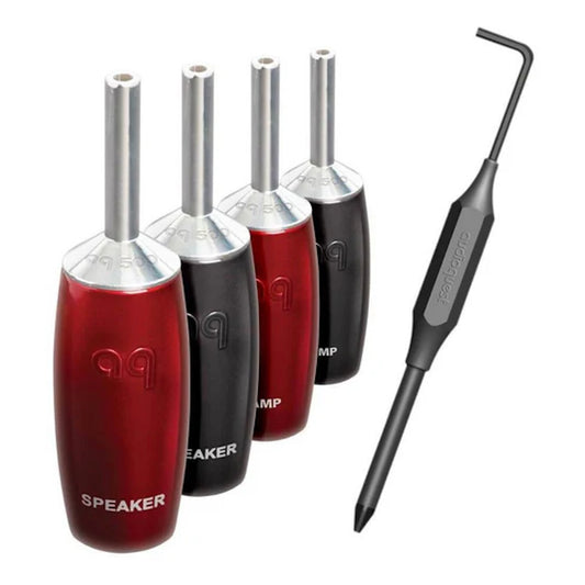 AudioQuest 500 Series Banana Plugs (Silver)