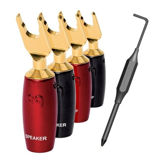 AudioQuest 500 Series Spade Connectors (Gold)