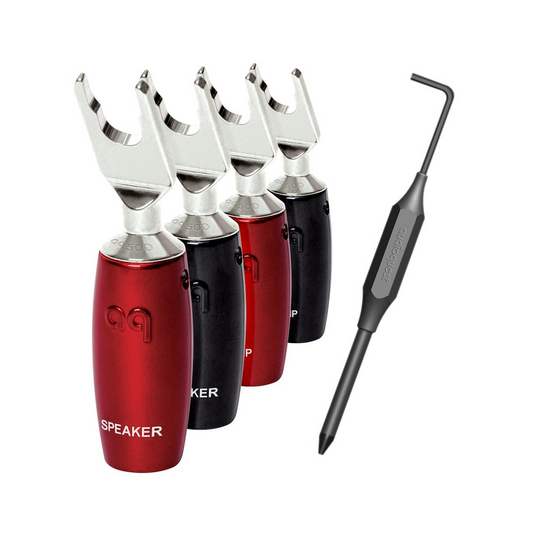 AudioQuest 500 Series Spade Connectors (Silver)