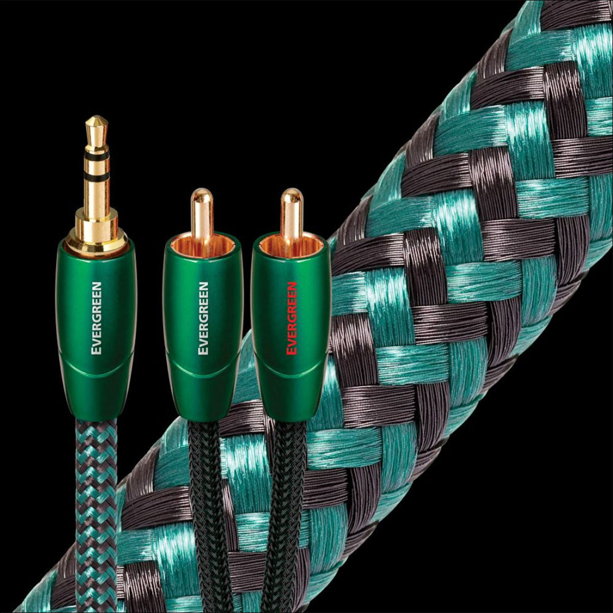 AudioQuest Evergreen 3.5mm Stereo to RCA Stereo Interconnecting Cable
