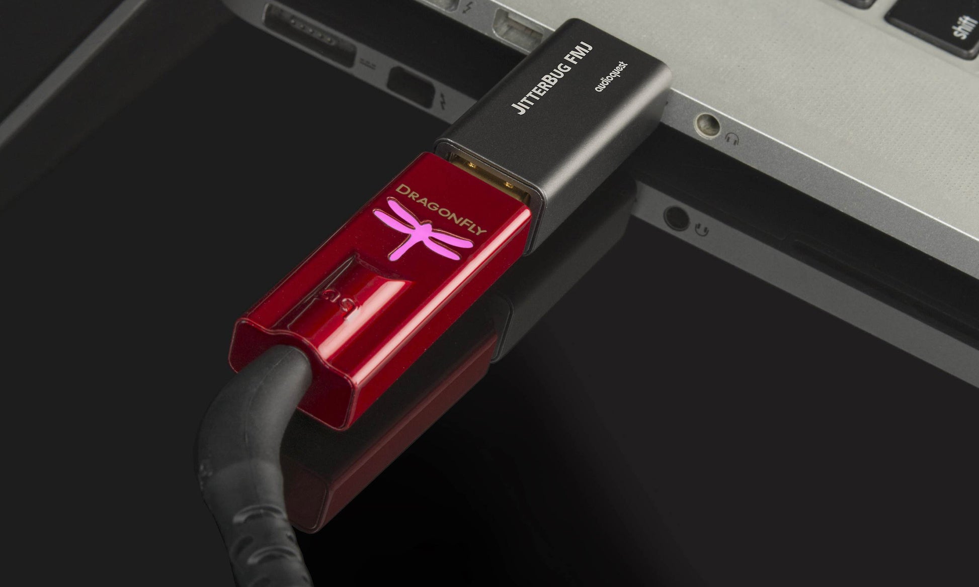AudioQuest JitterBug FMJ USB Noise Filter (Dragonfly Sold Separately)