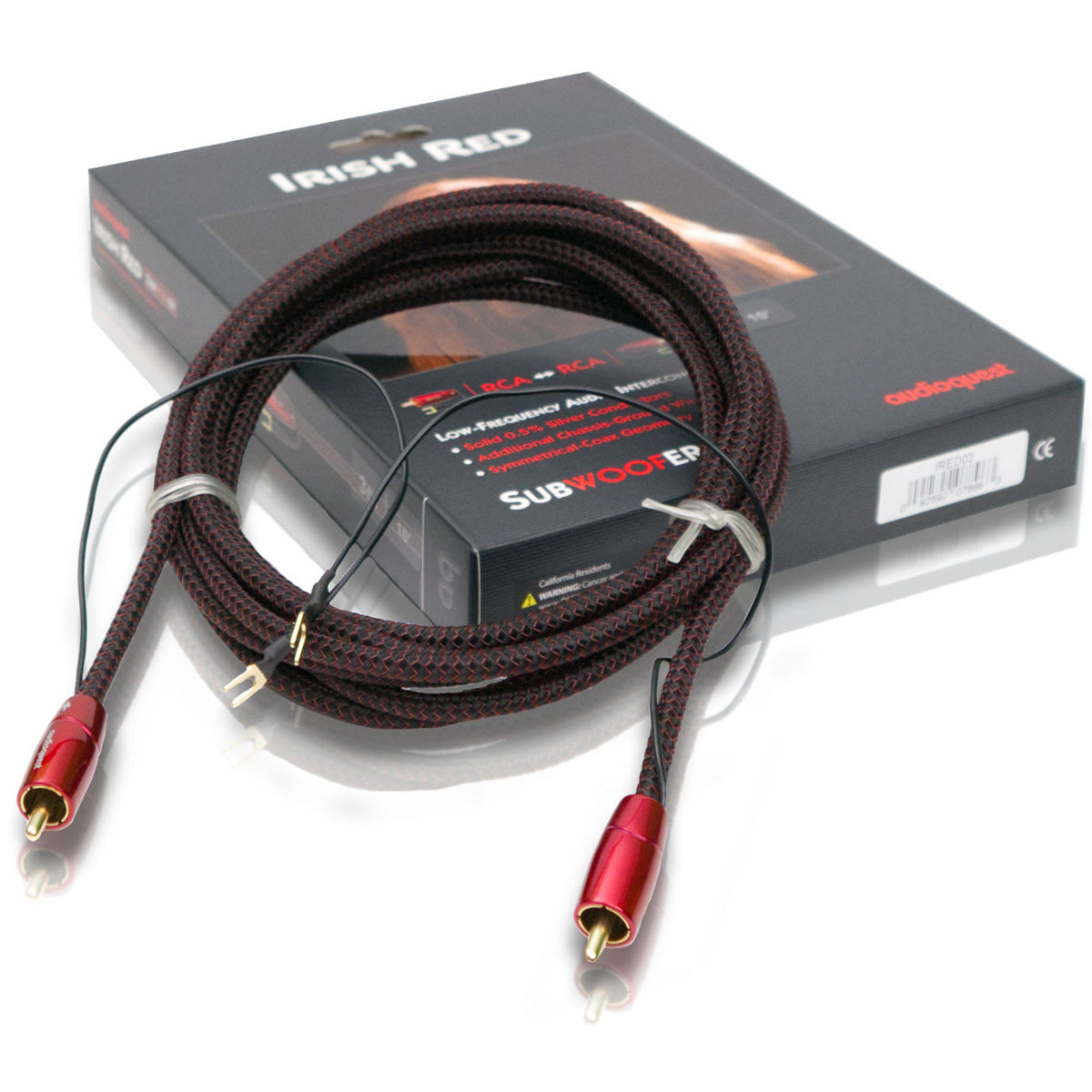 AudioQuest Irish Red Subwoofer Cable