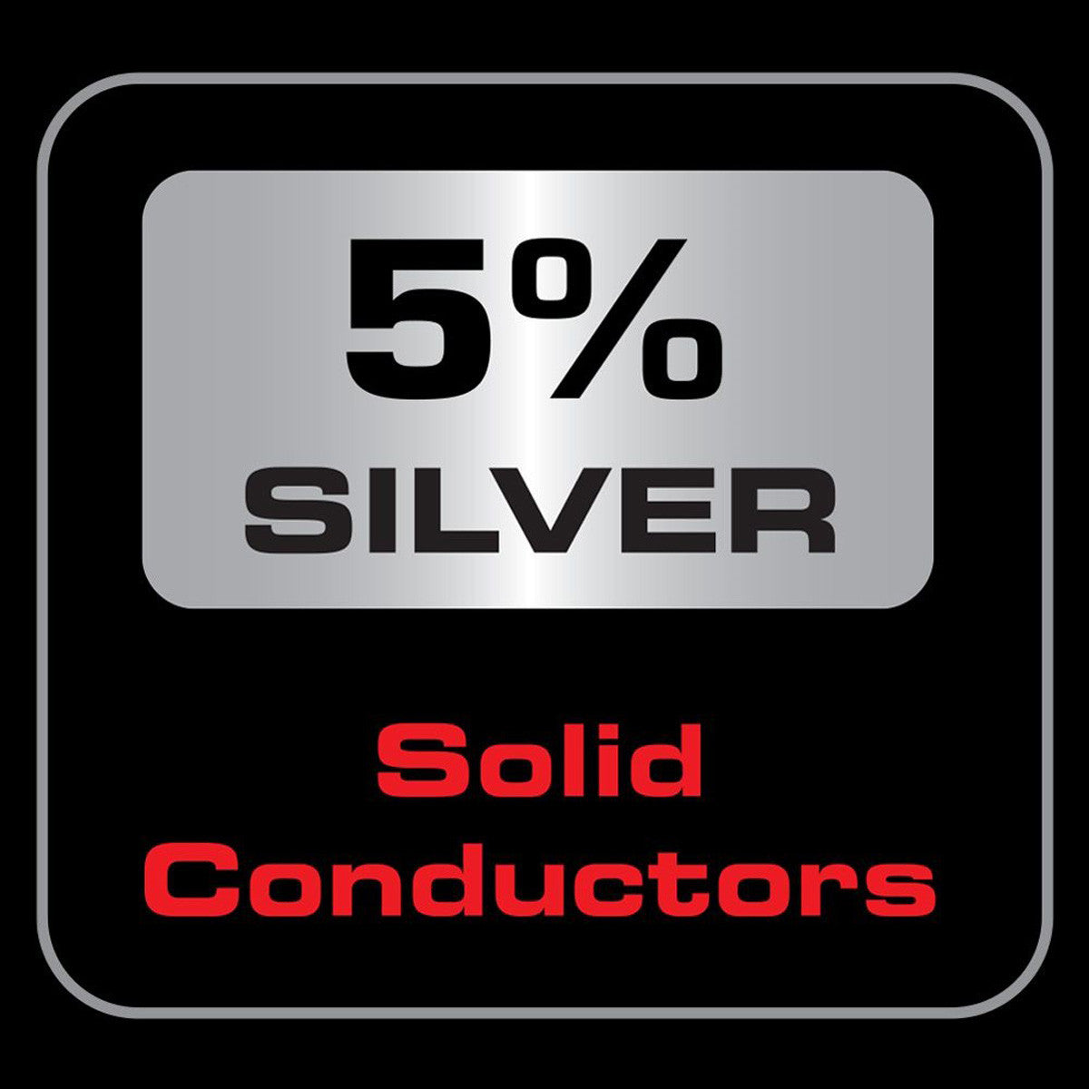 5% Silver - Solid Conductors