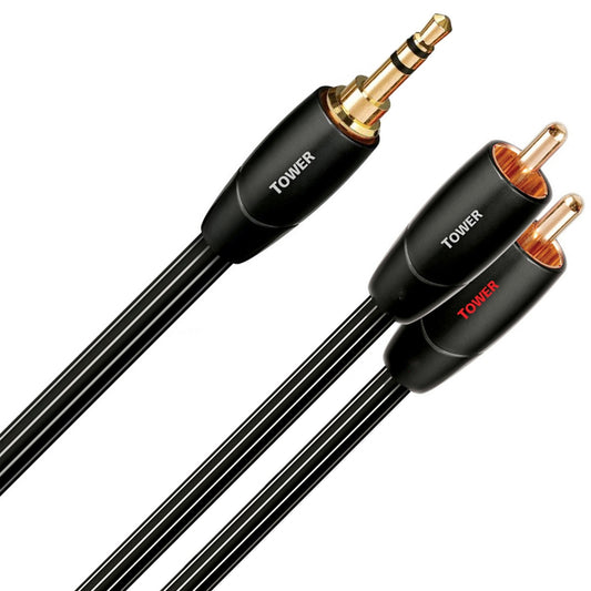 AudioQuest Tower 3.5mm Stereo to RCA Stereo Interconnecting Cable