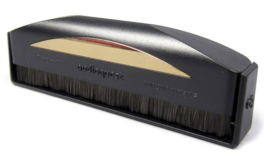 AudioQuest Super Conductive Anti-Static Record Brush - Storage position.