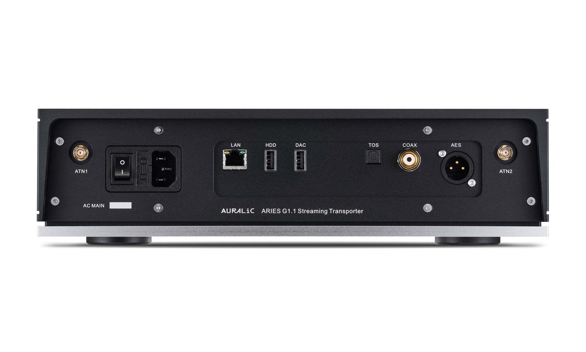 AES/EBU, Coaxial, Toslink, USB Outputs, Optional CD Ripping & Playback