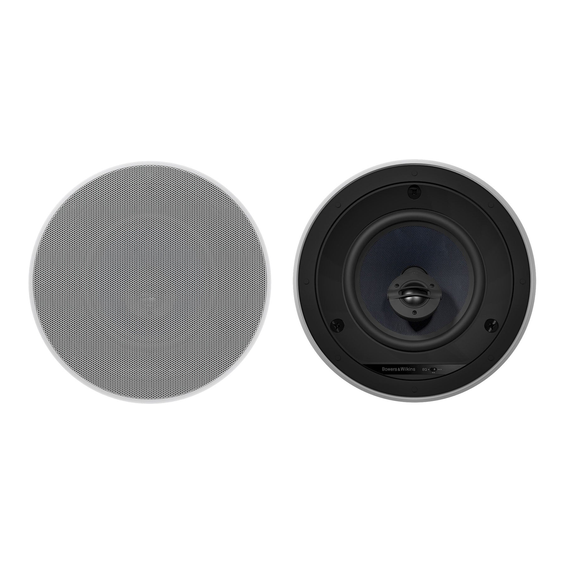 B&W CCM-663 In-Ceiling Speakers - Front view.