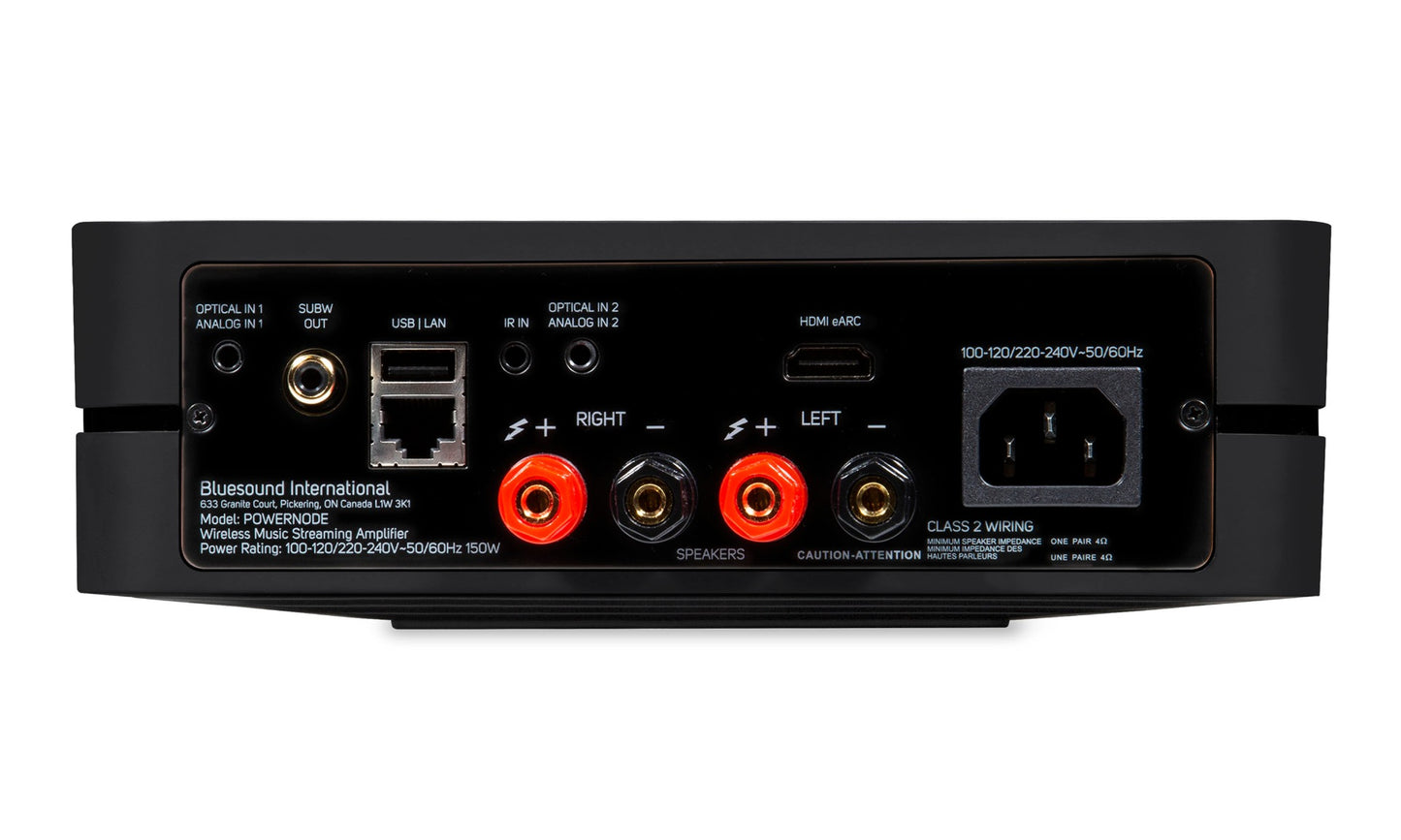 Bluesound Powernode Streaming Amplifier (Black)